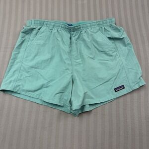 Patagonia Women's Net Plus Baggies Shorts Green Size L Outdoor Hiking